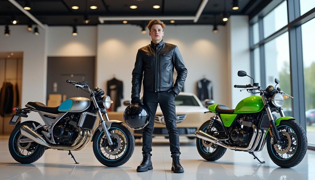 découvrez notre guide complet pour choisir la moto idéale pour débuter, avec des conseils pratiques et des modèles adaptés aux novices.