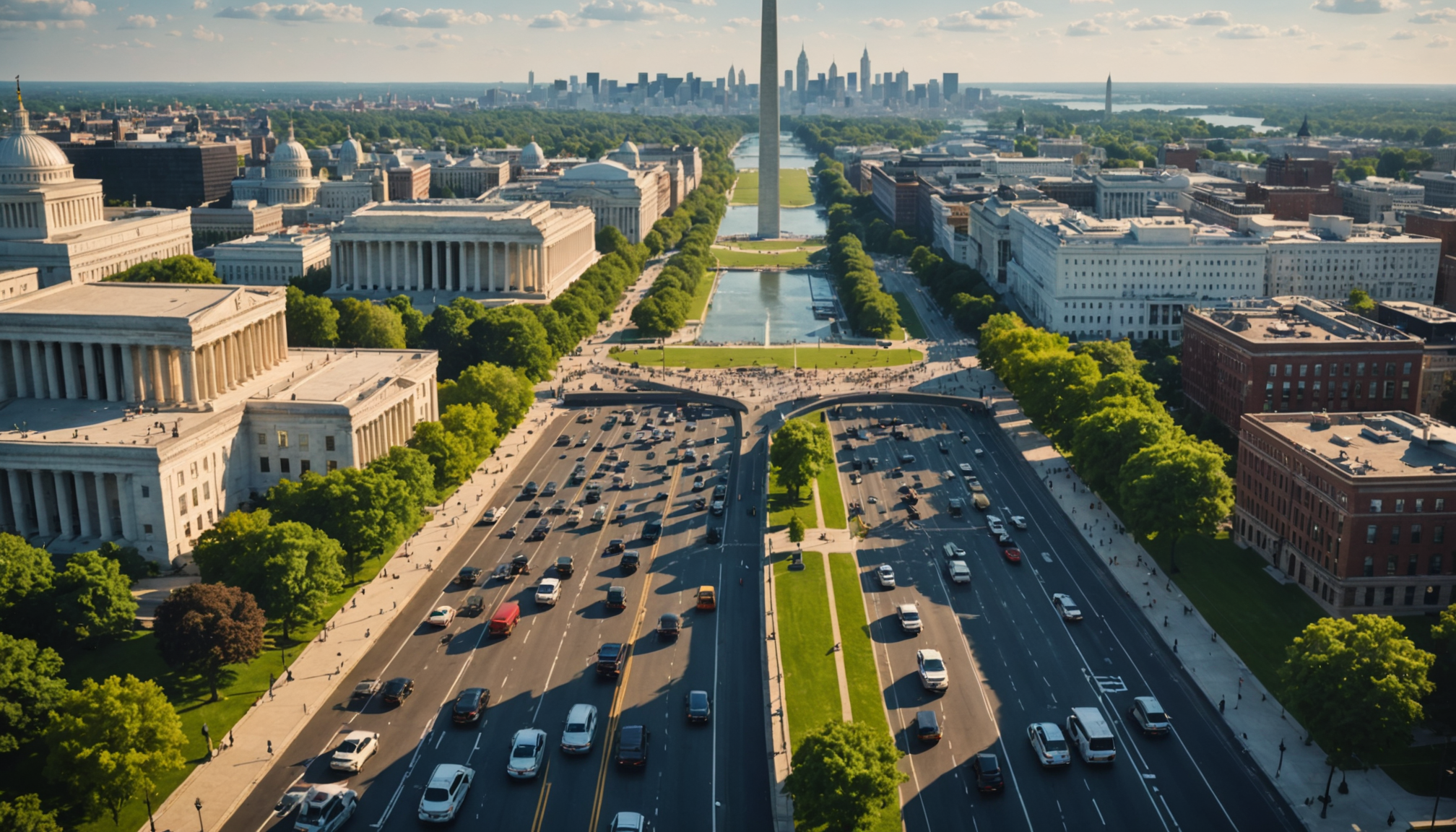 découvrez washington dc en deux jours grâce à notre itinéraire de road trip urbain, explorant les monuments emblématiques, musées et quartiers incontournables de la capitale américaine.