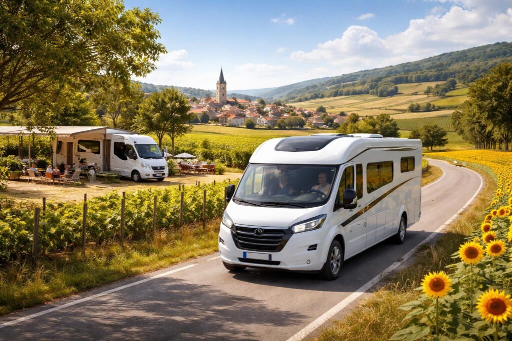 découvrez comment budgétiser votre road trip en france sur la mythique route 66 avec un camping-car pilote et profitez des meilleures étapes grâce à camping-car park.