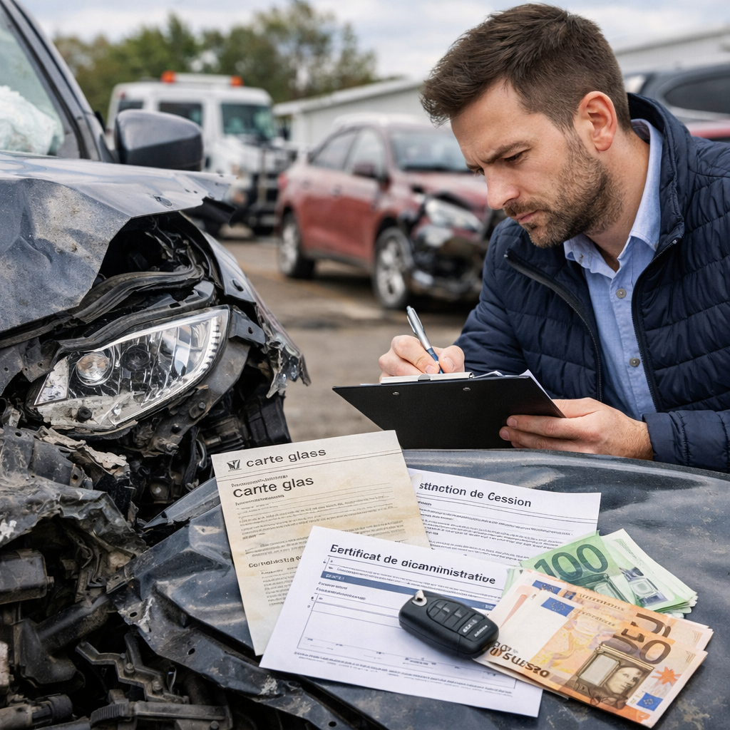 Comment optimiser la vente de sa voiture accidentée avant un rachat