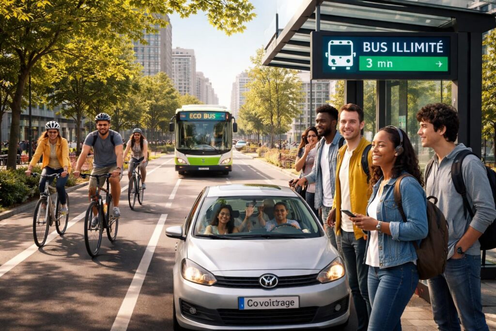 découvrez des solutions de transport économiques et écologiques avec blablacar, le covoiturage, le vélo et des forfaits bus illimités pour tous vos déplacements.